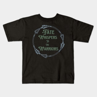 Fate Whispers To The Warriors with Feather Arrow Wreath Kids T-Shirt